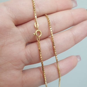 Kraftigt venezia halsband i guld- Smyckesbanken
