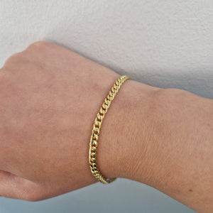 Pansar armband 18k guld - Smyckesbanken