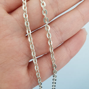 Silver halsband ankar modell